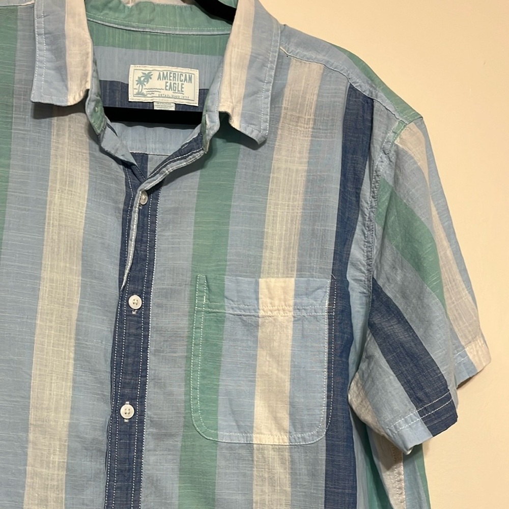 American Eagle Resort Button Down Shirt XL - Picture 3 of 6